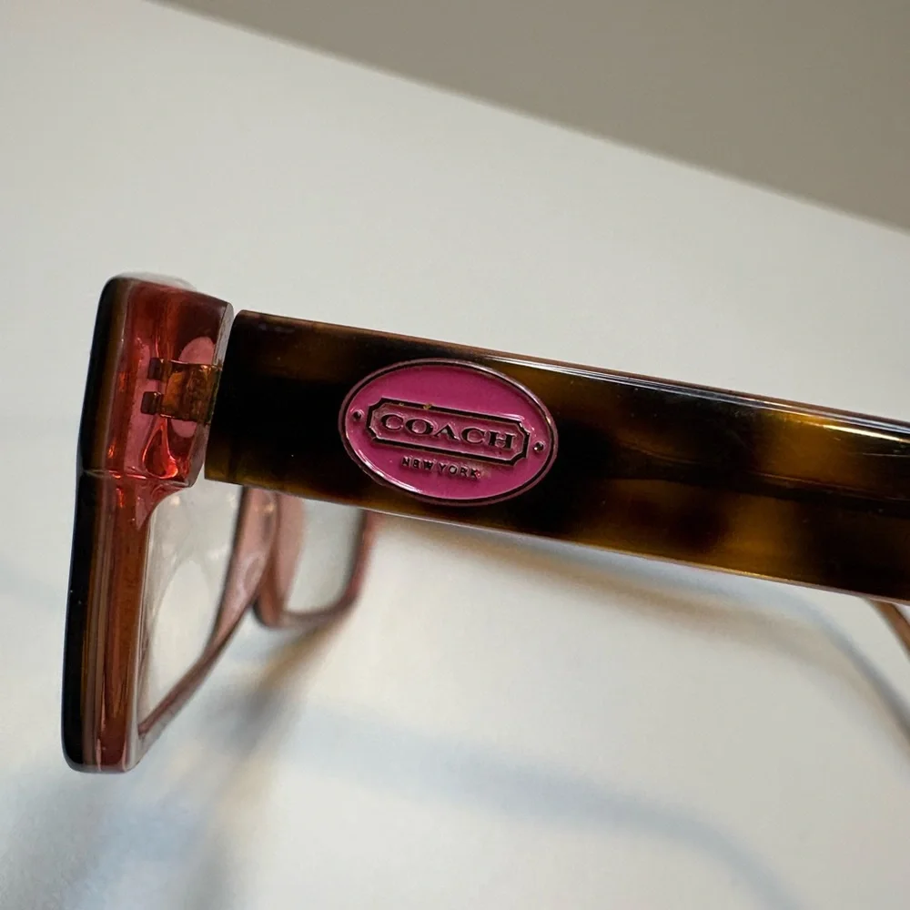 COACH‎ EYEGLASSES HC6040 (Brooklyn) 5115 (Tortoise/Pink) 52•16•135 COACH GLASSES